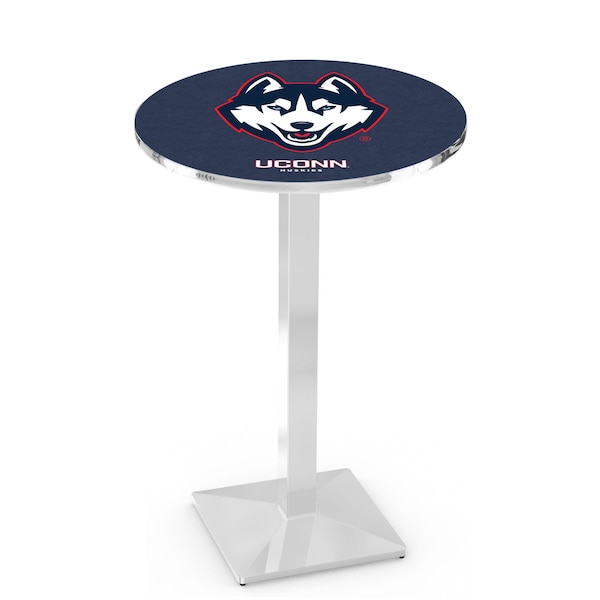 42" Chrome Connecticut Pub Table